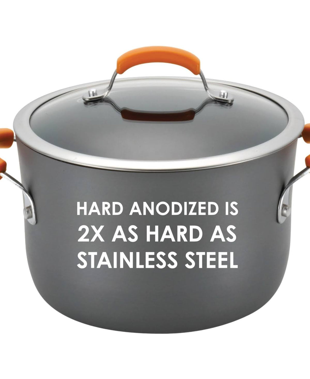 10 Qt. Hard Anodized Covered Stockpot L59768