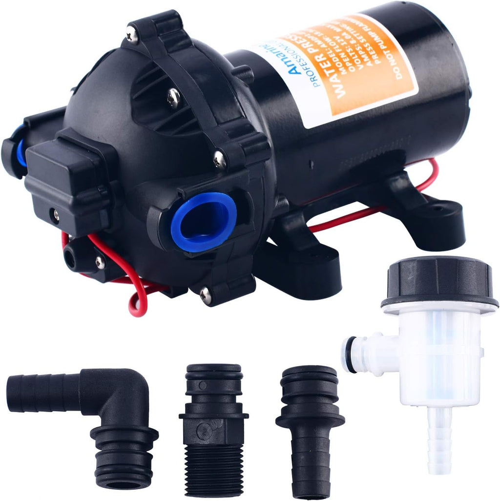 12v Water Pressure Diaphragm Pump 60 Psi Pack of 2 S12176