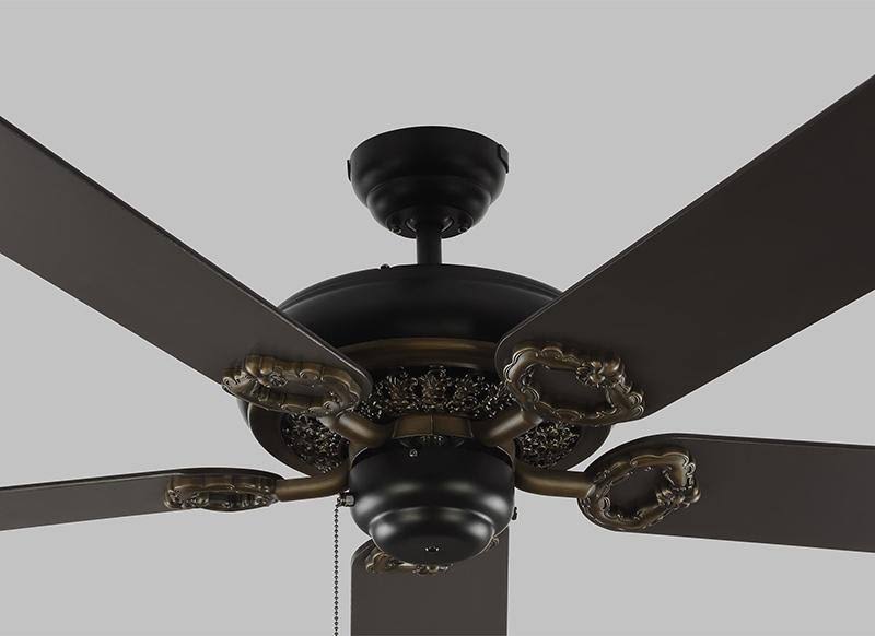 Matte Black 52x22 Ceiling Fan A39799