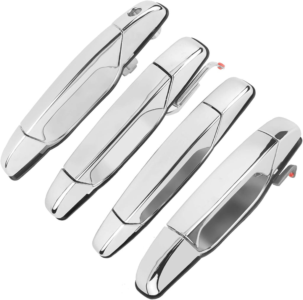 Chrome Exterior Door Handle Set of 4 I244