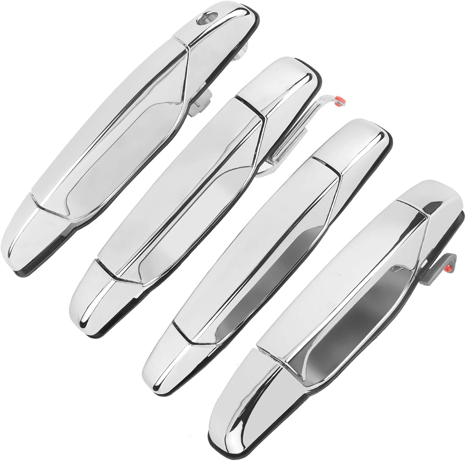 Chrome Exterior Door Handle Set of 4 I244