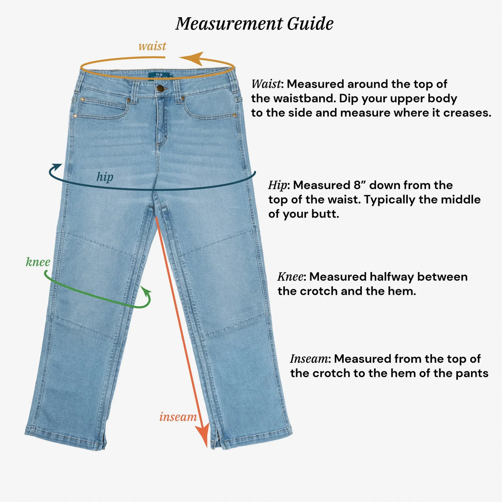 Dark Wash Adaptive Pant A4809