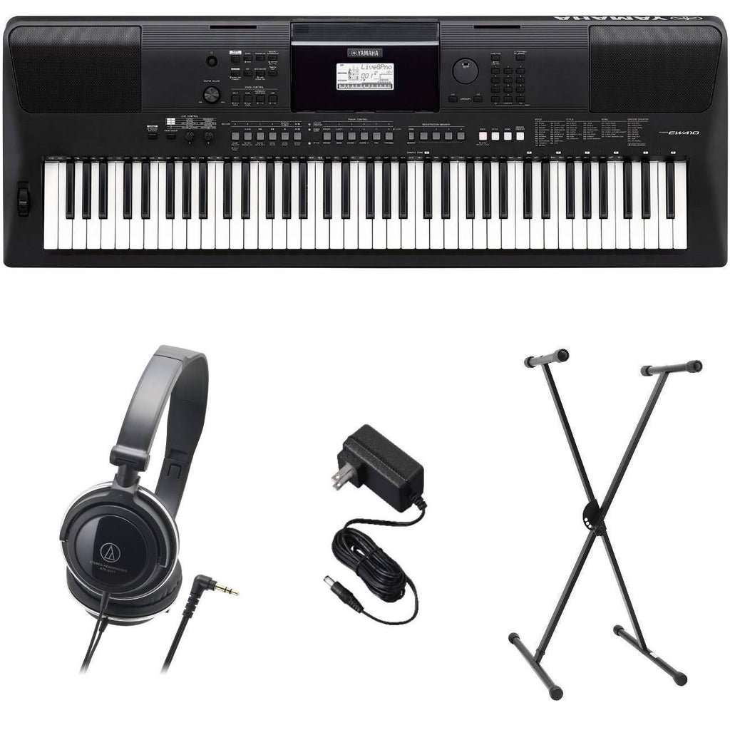 Premium Keyboard Pack with Power Supply, Stand, and Headphones N138911
