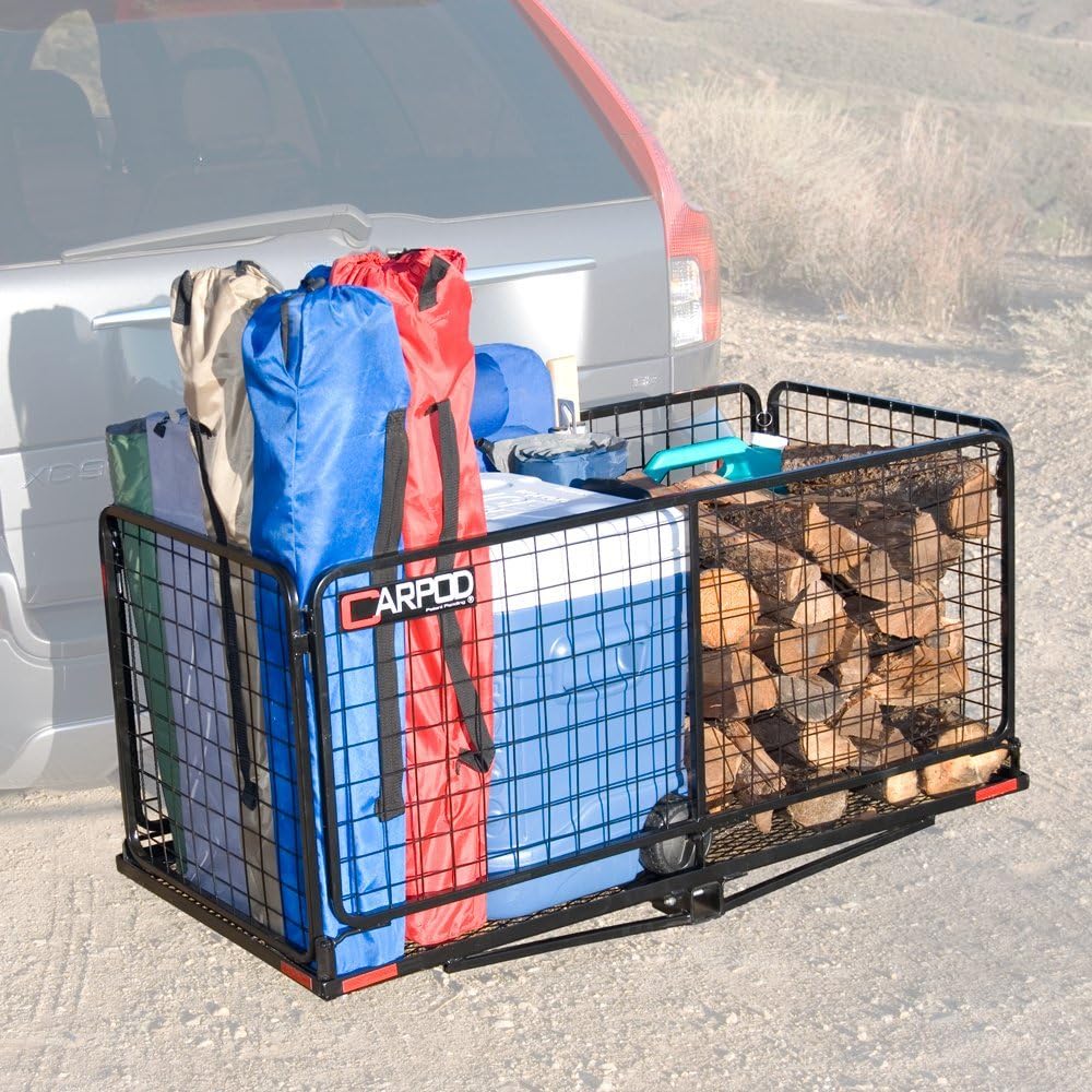 Cargo Carrier Basket with 4" Raised & Folding Shank I1411
