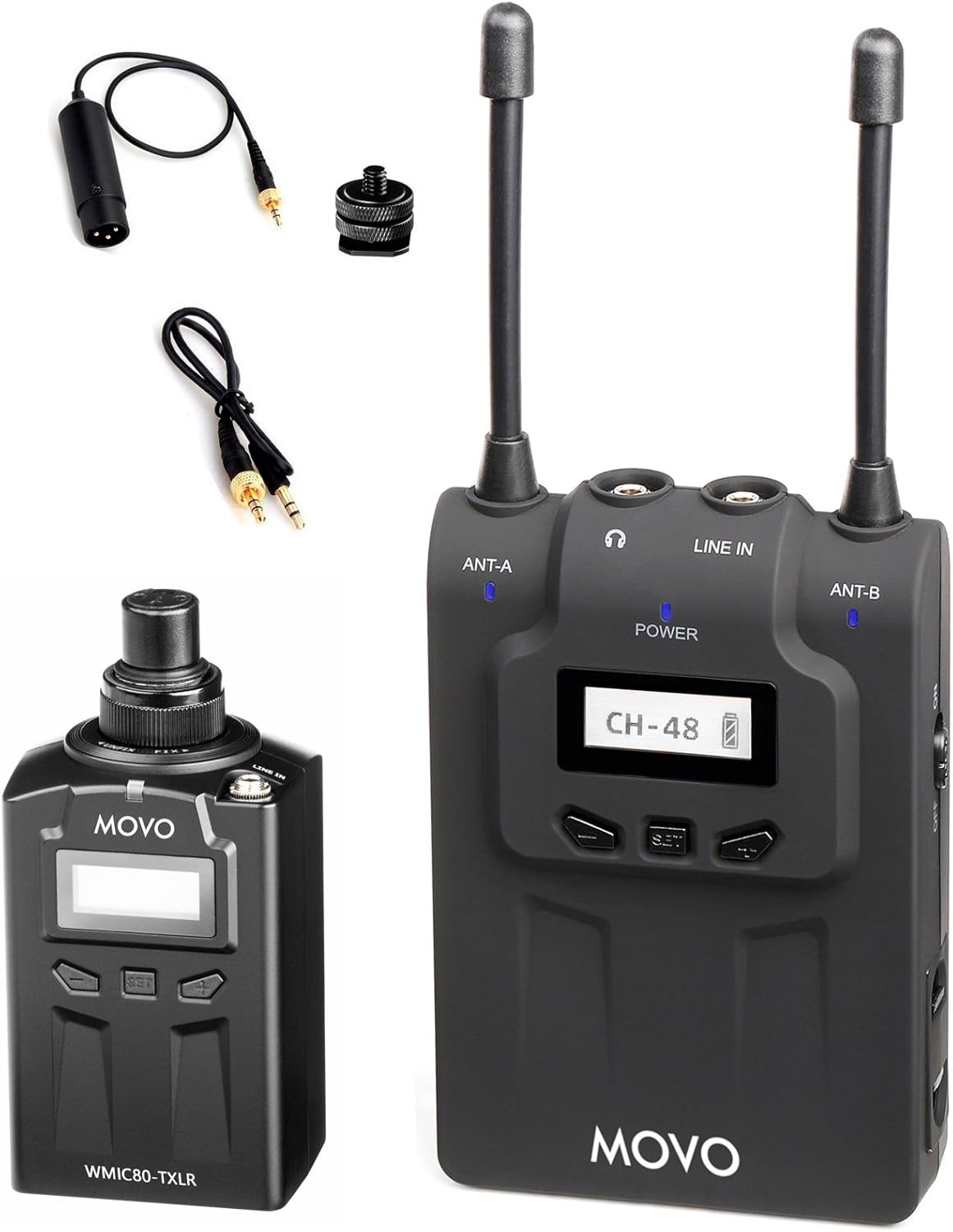 UHF Wireless Handheld Microphone System with Plug-in XLR Transmitter A47816