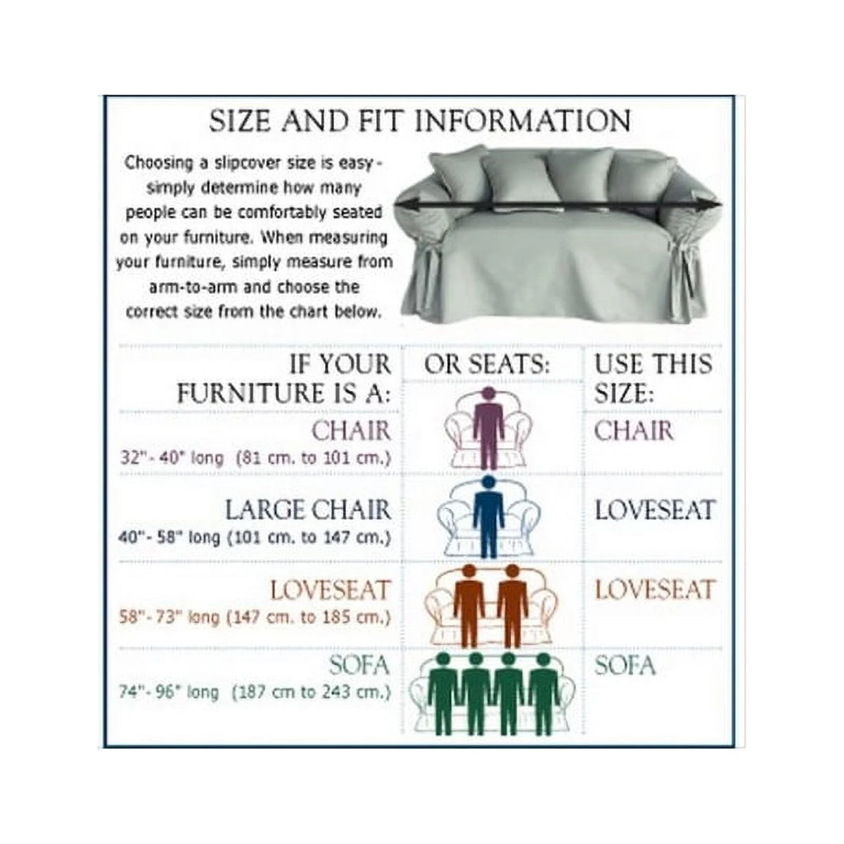 White Cotton Twill 2 Piece Sofa Slipcover N86063