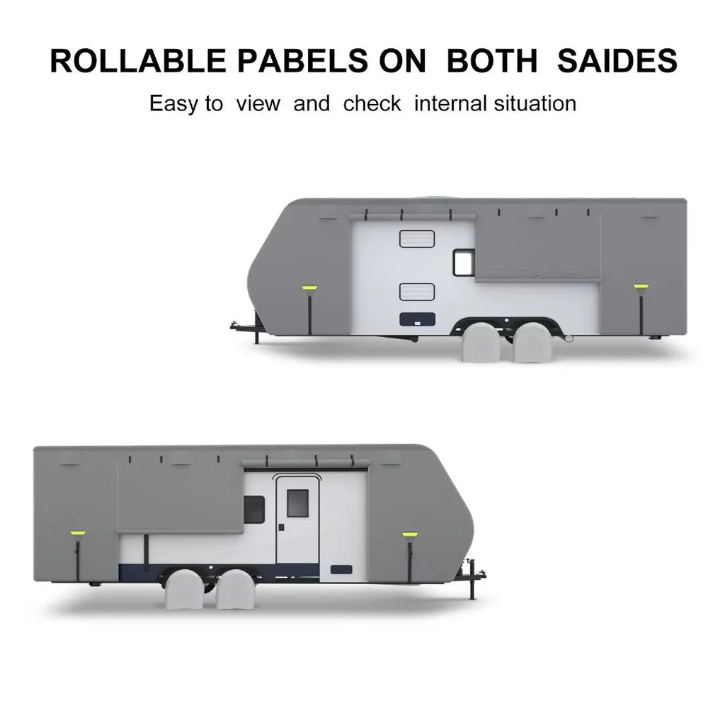 5-Layer Non-Woven Waterproof 600D Oxford Trailer Cover M2502