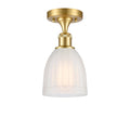 Satin Gold Semi-Flush Mount Light I8864