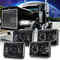 4x6 Inch LED Headlights 60W Chrome 4PCS Y872
