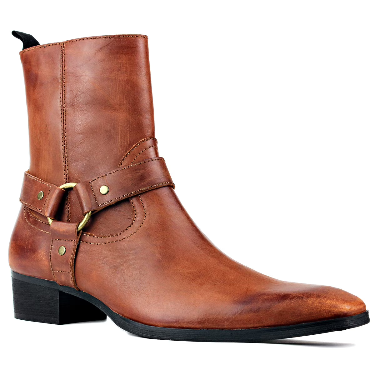 Brown Leather Chelsea Boots N86959