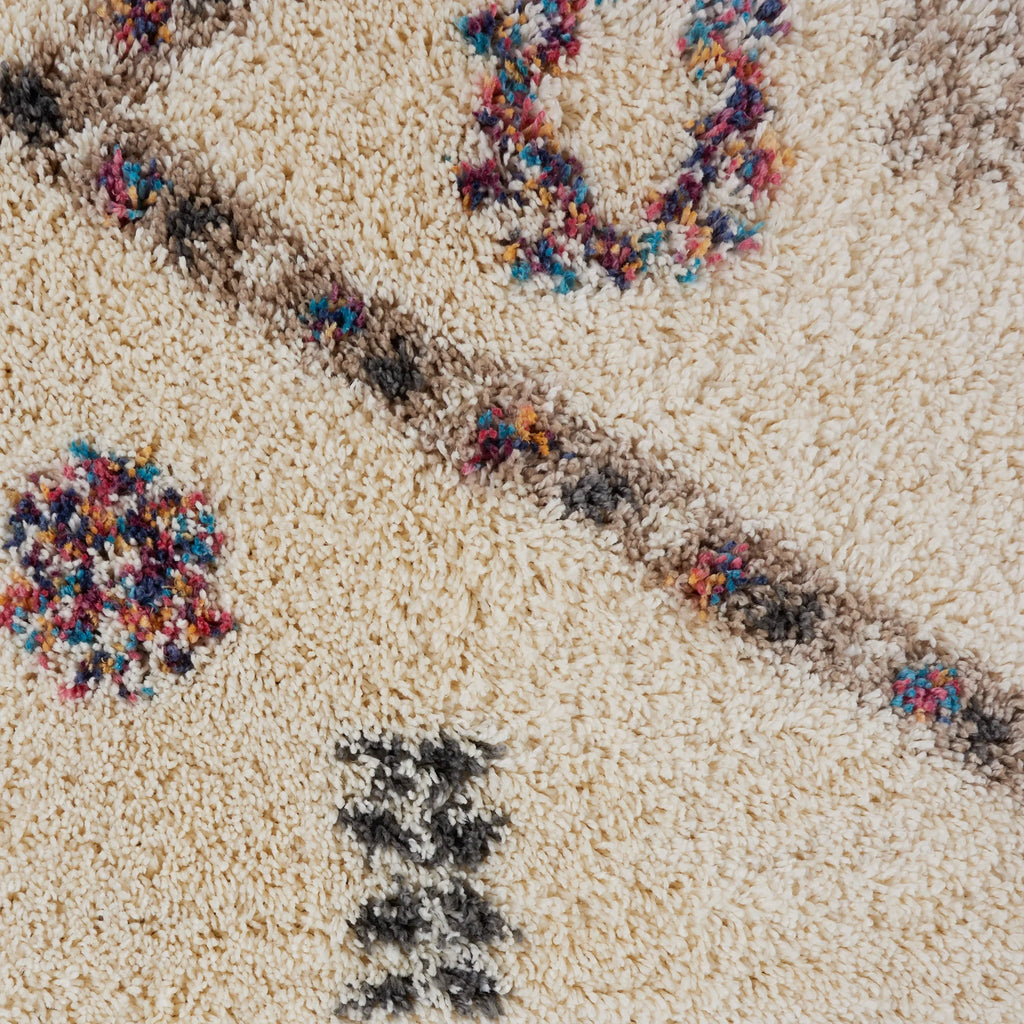 Ivory Shag Area Rug L22757