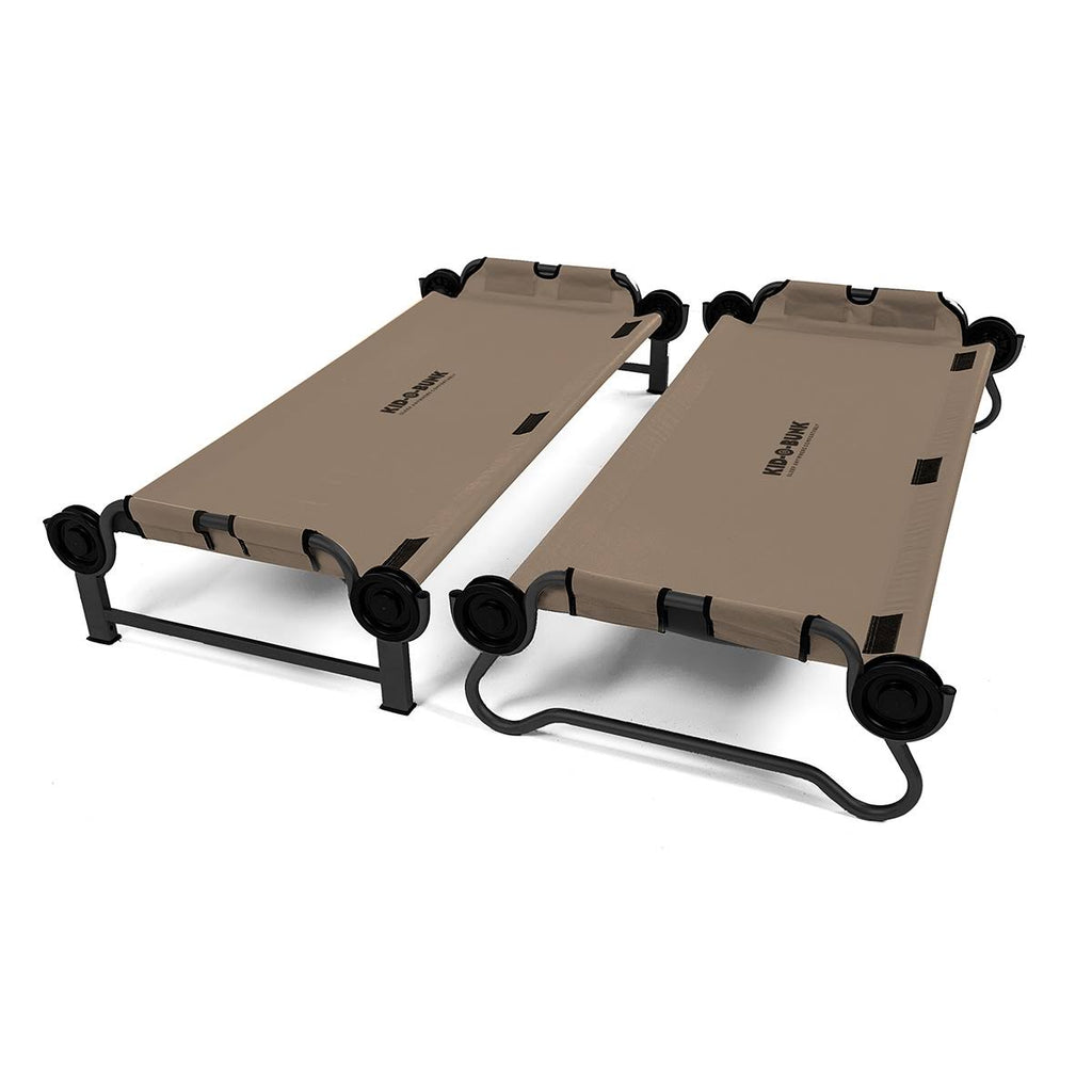 Tan Youth Double Camping Cot with Organizers J527532