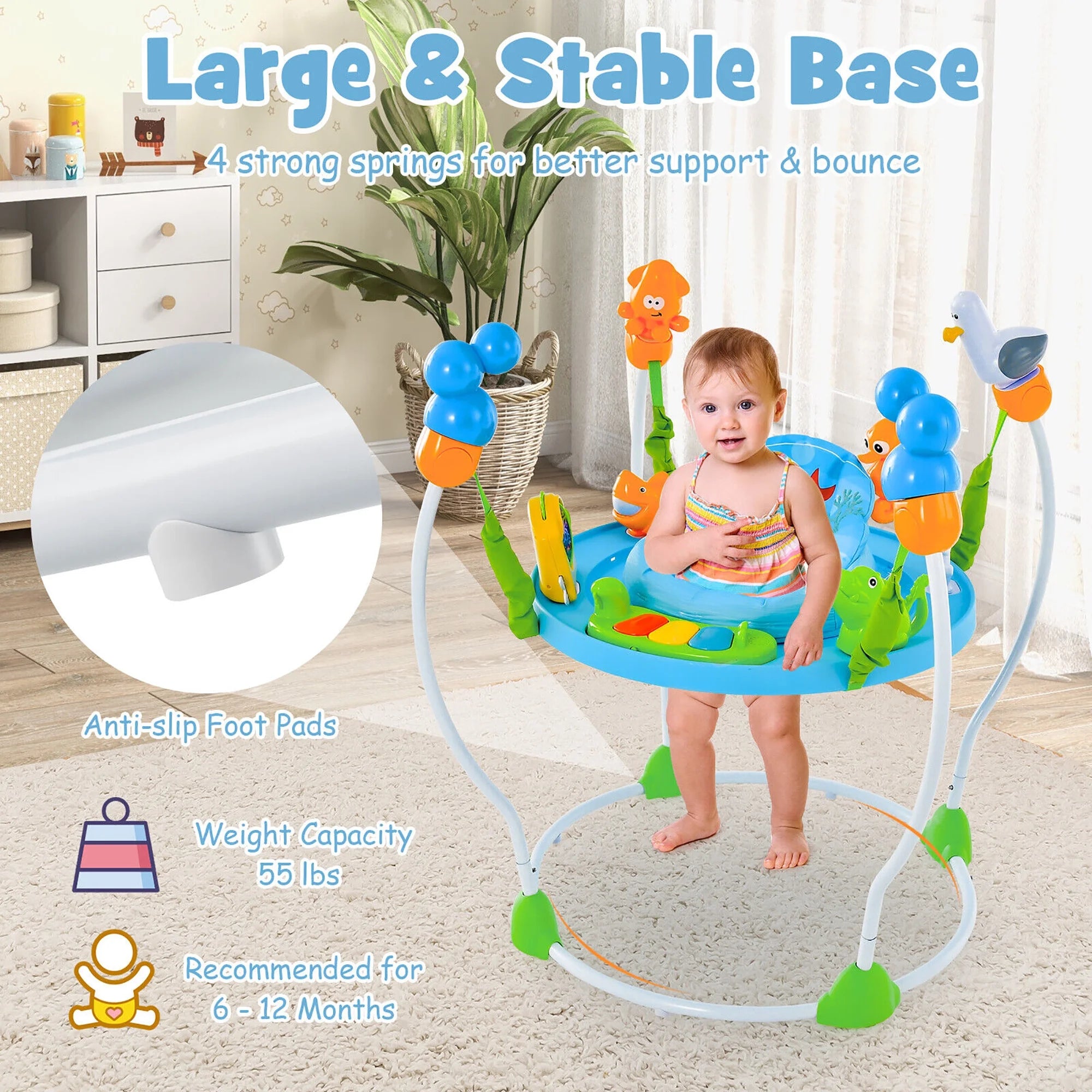 Underwater World Themed Baby Bouncer F523