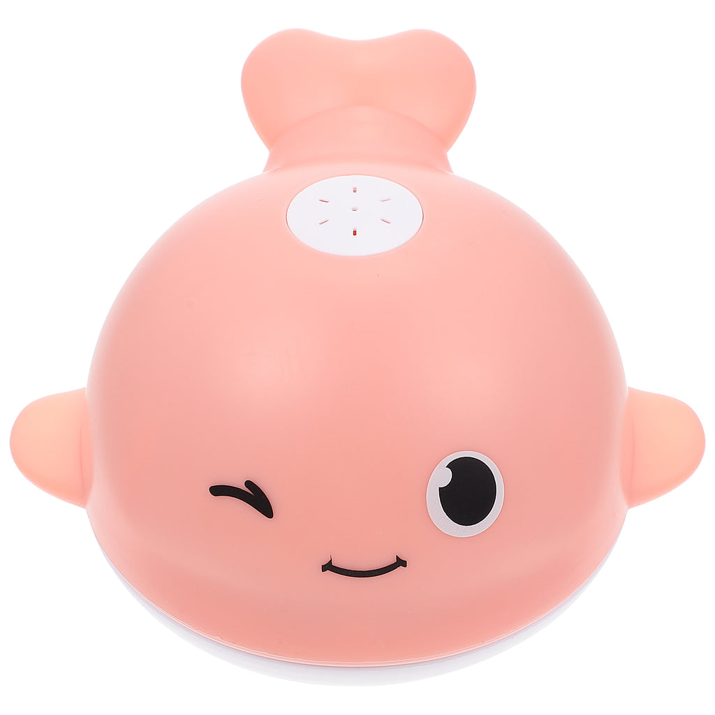 Pink Plastic Spouting Whale Baby Bath Toy H3097