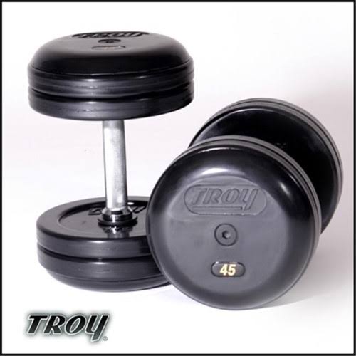 35 Pounds Rubber Encased Dumbbells Sold As Pairs D3979