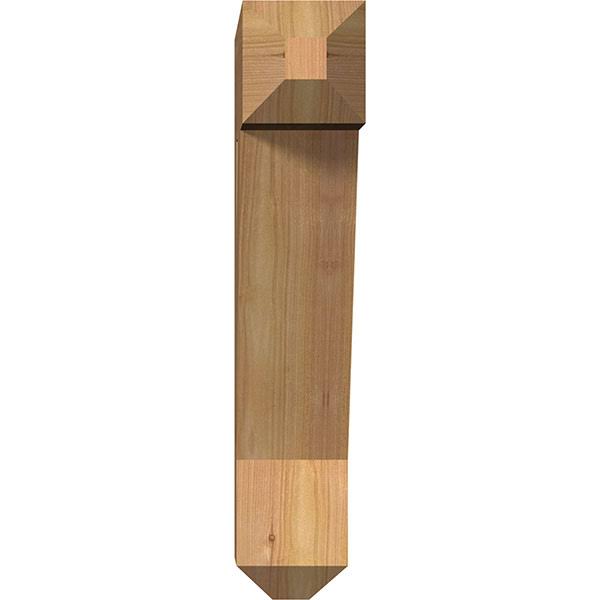 Traditional Craftsman Smooth Bracket, Western Red Cedar X824