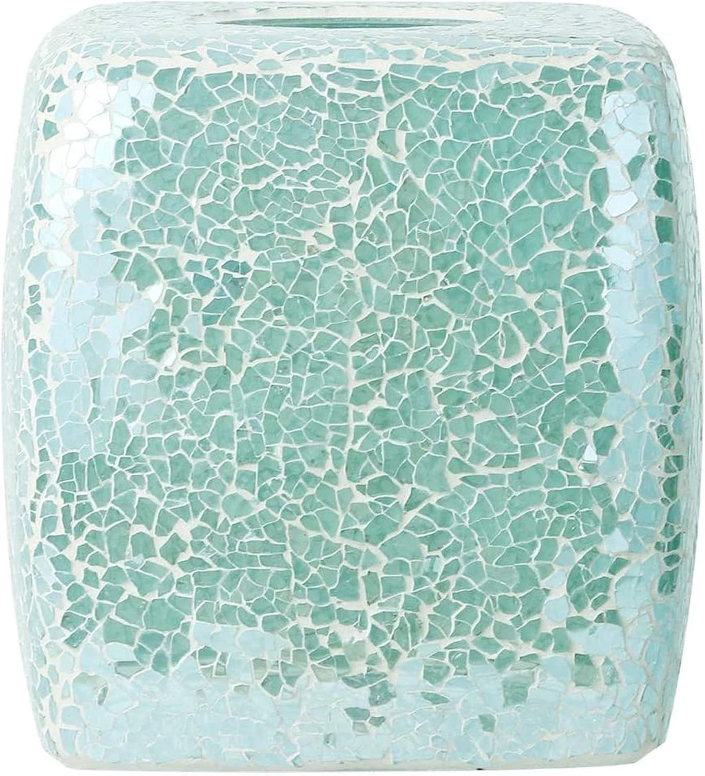 Mosaic Glass Tissue Holder Square Box Pack of 2 S989