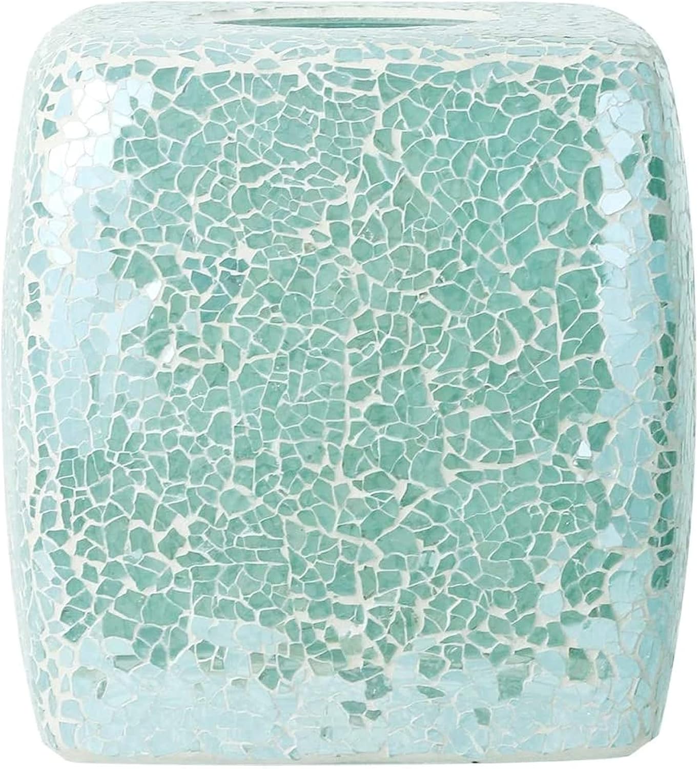 Mosaic Glass Tissue Holder Square Box Pack of 2 S989