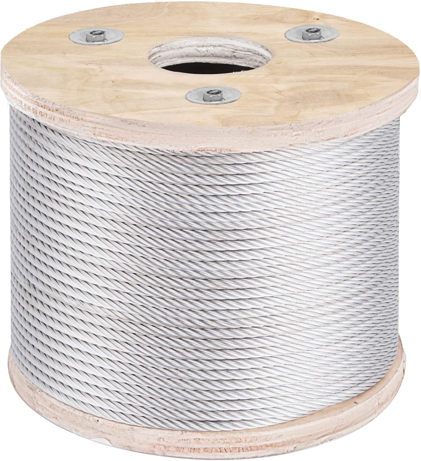 Stainless Steel Cable Railing 3/16"x 250ft, 304 Marine Grade, 7x19 Strands Construction O5326