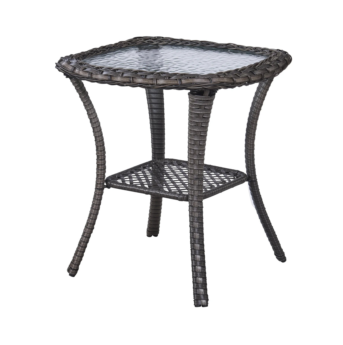 Blue 7Pcs Outdoor Rattan Patio Furniture Set with Cushion A33364