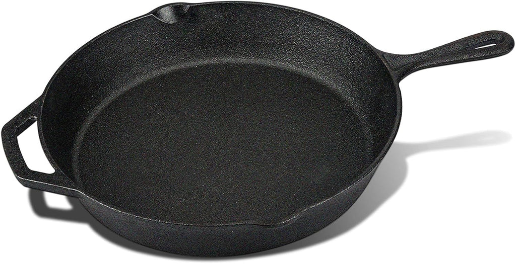 Cast Iron Skillet 3-Pack Set (8, 10, 12) Pre-Seasoned Cookware V686675