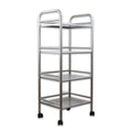 4 Tier Steel Rolling Storage Cart O275544