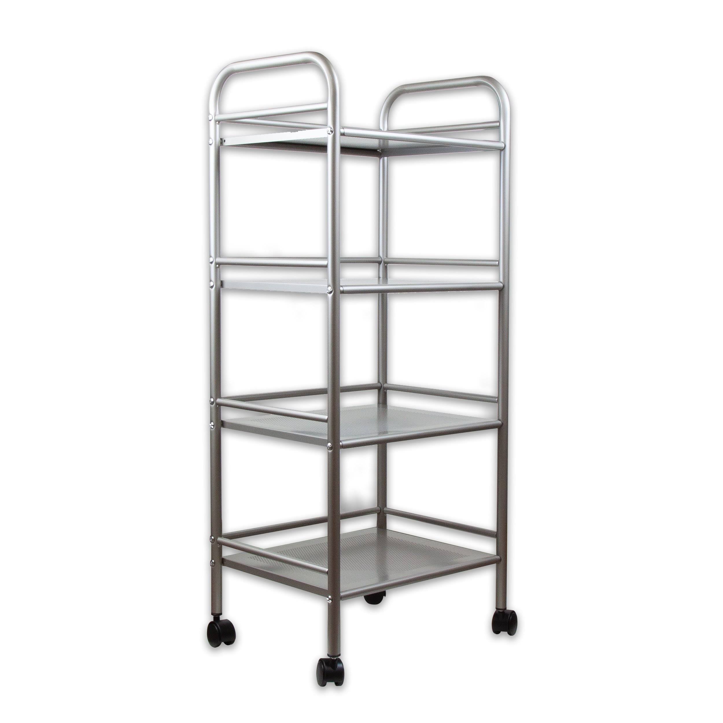 4 Tier Steel Rolling Storage Cart O275544