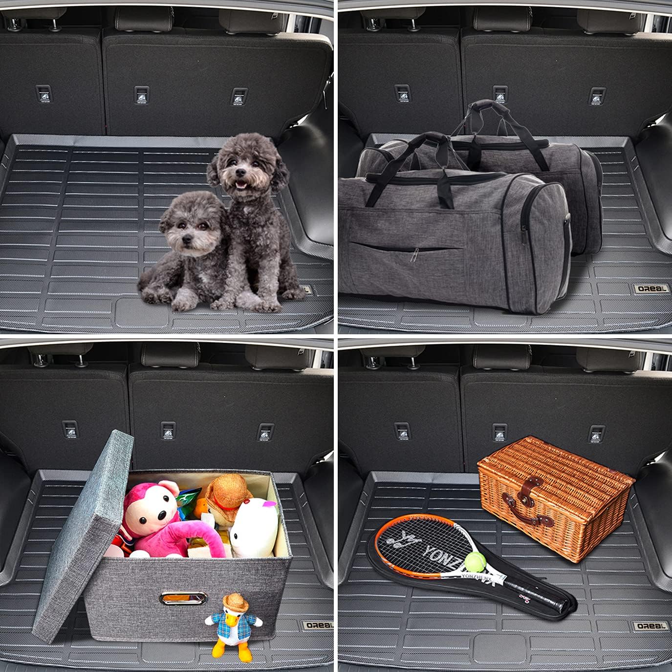 Black Trunk Mat Pack of 2 B984160