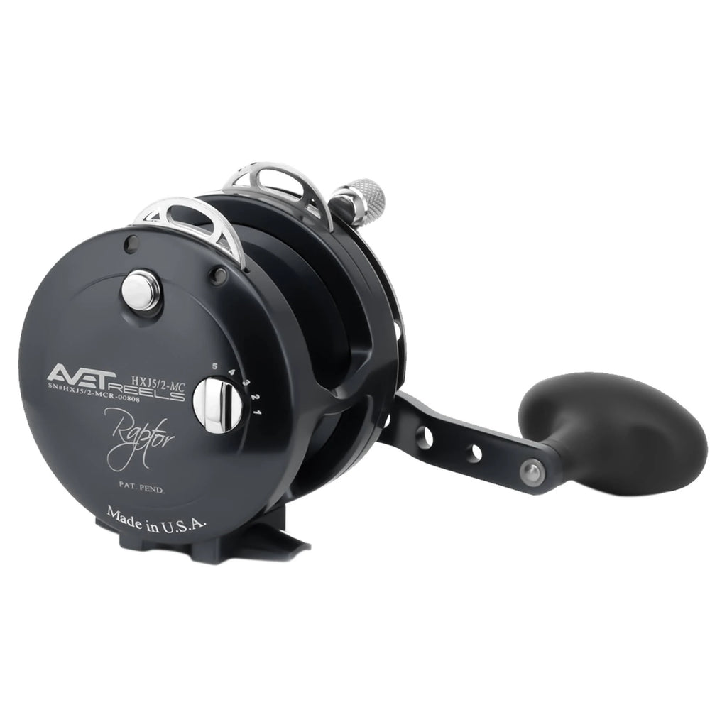Black Two-Speed Lever Drag Casting Reel U545