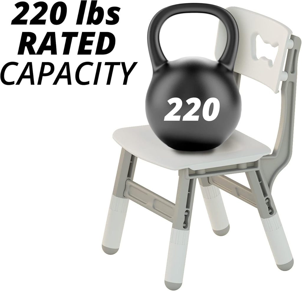 Adjustable Plastic Kids Chairs (2-Pack) O244