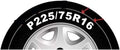 16 inch 8 Lug Gray Steel Rim P6174