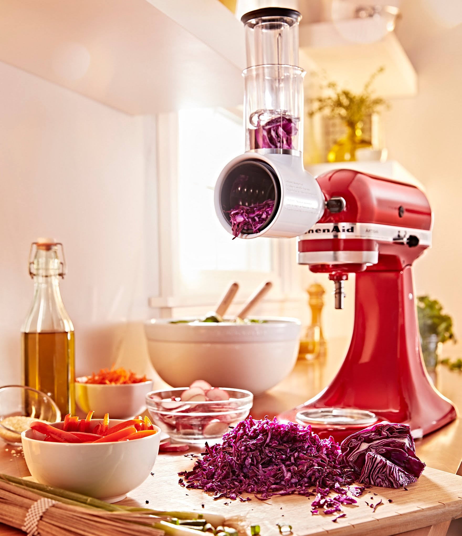 5 Quart Tilt-Head Stand Mixer with Fresh Prep Slicer/Shredder Attachment C1481