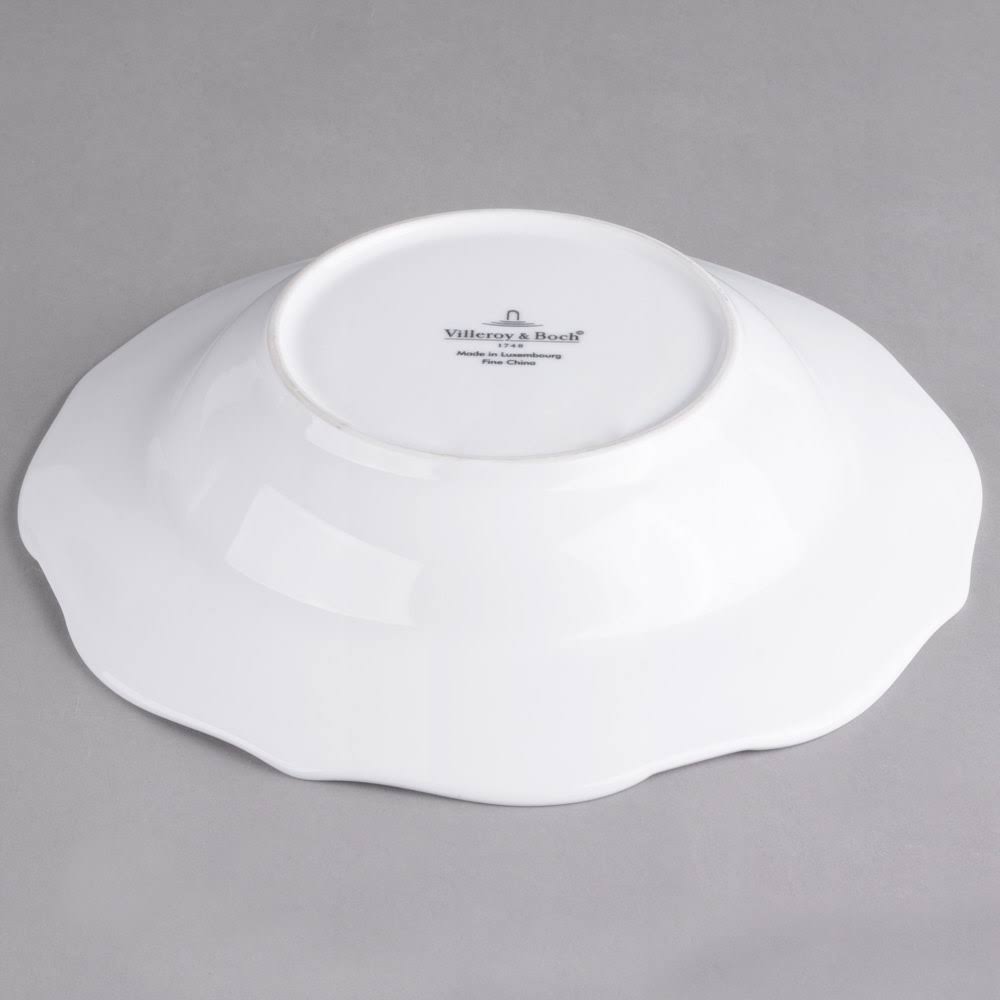 White Porcelain Soup Plate - 6/Case N95278