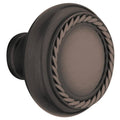 Pair of Estate Knobs Without Rosettes Satin Black O712
