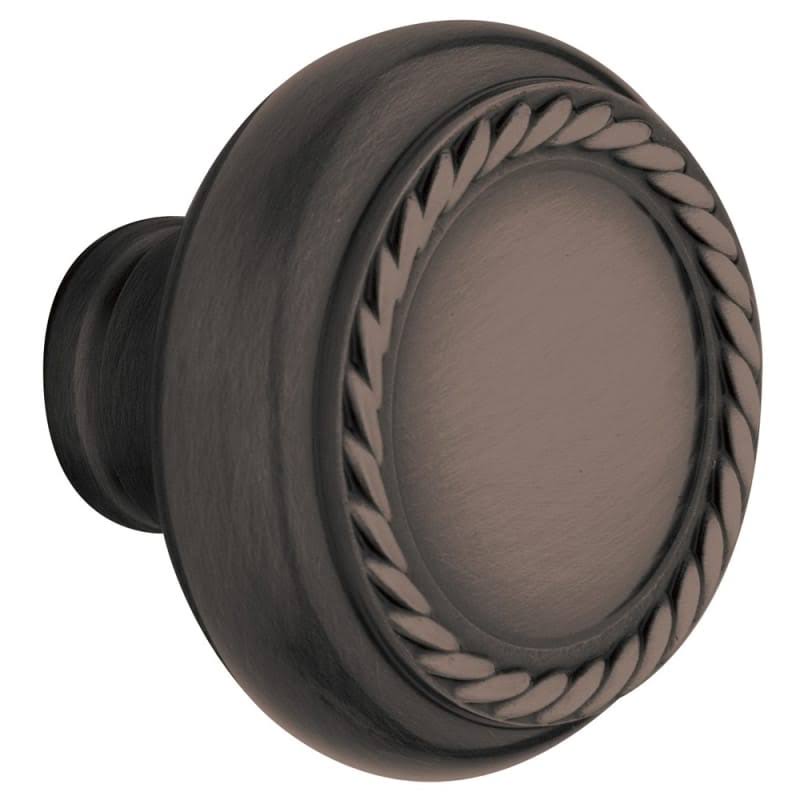 Pair of Estate Knobs Without Rosettes Satin Black O712
