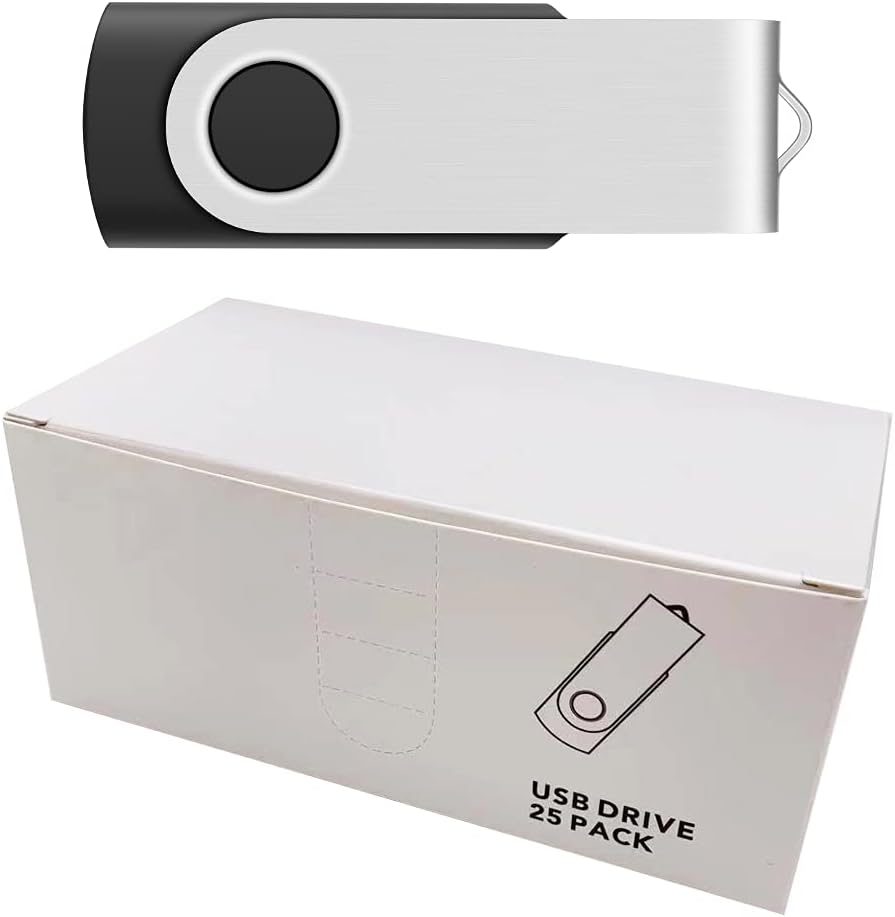 100 Pack USB 2.0 Flash Drives X484455