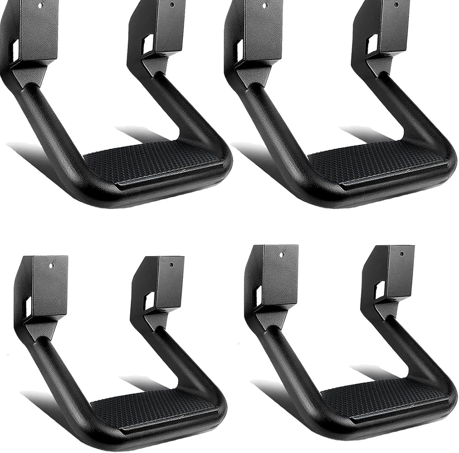 Black Aluminum Side Step for Truck SUV, 2 Piece C212