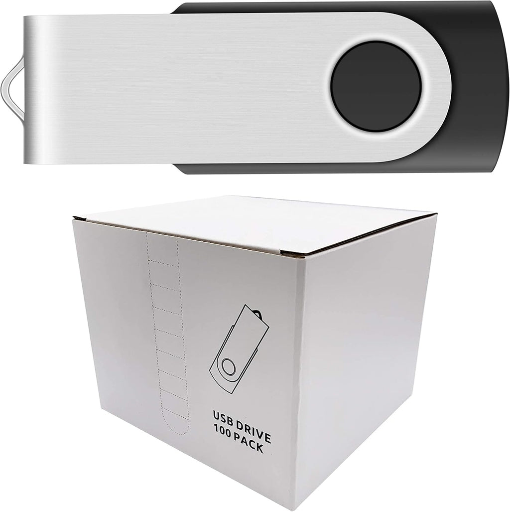 100 Pack USB 2.0 Flash Drives X484455
