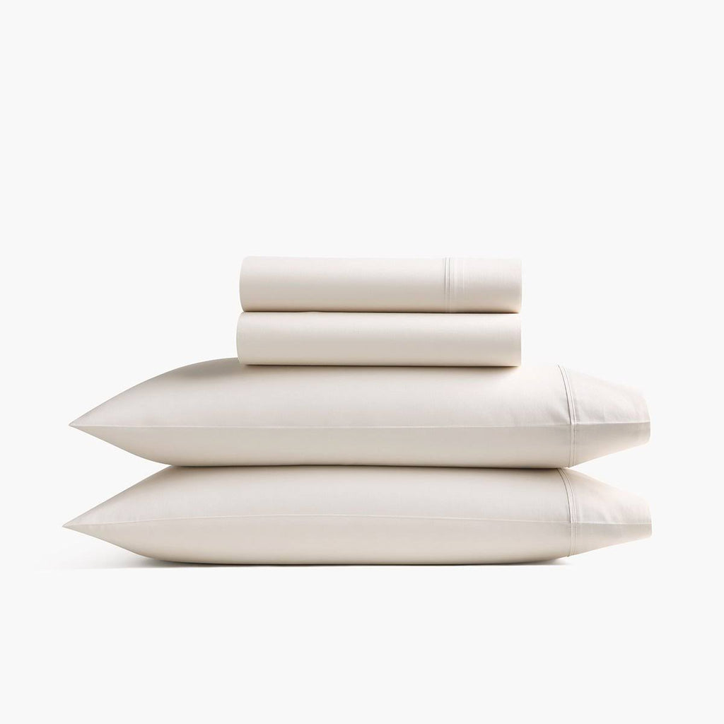 Twin Slate Blue Organic Sateen Sheet Set N8173