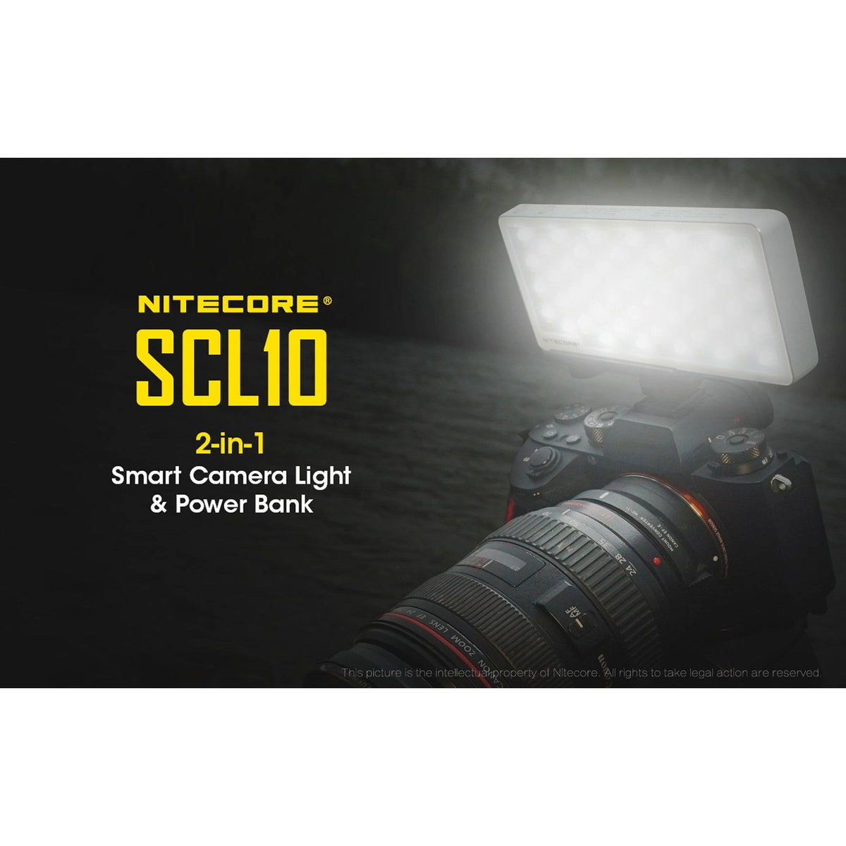 2-in-1 Smart Camera Light and Power Bank J952