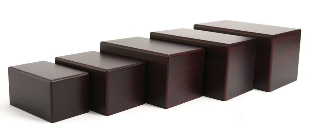 Cherry Finish MDF Wood Cremation Urn G995