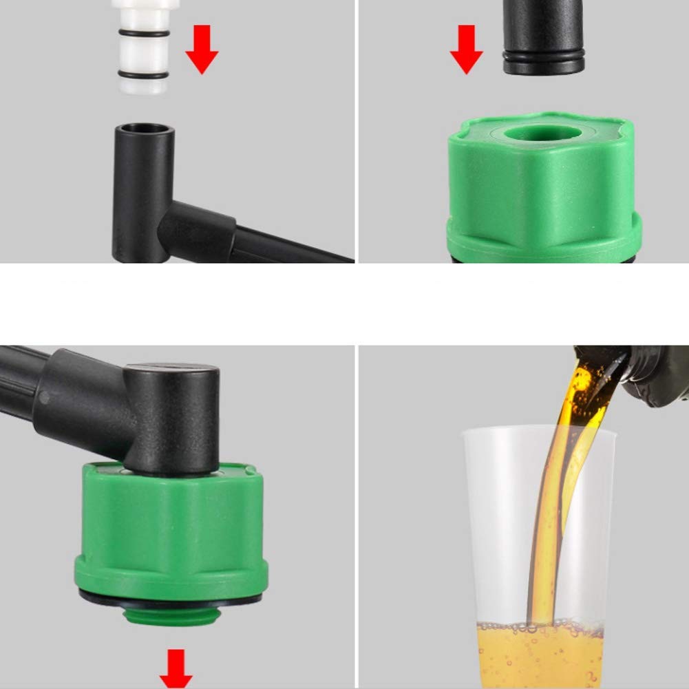 Oil Fill Funnel Kit with Swivel Offset Extension Tube, 10Pcs, Pack of 2 M115