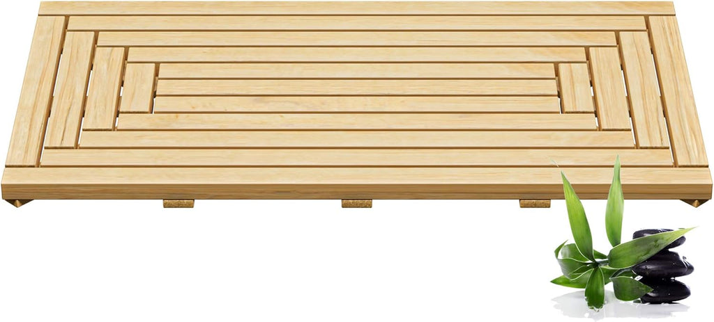 Bamboo Bath Mat Pack of 2 C21472