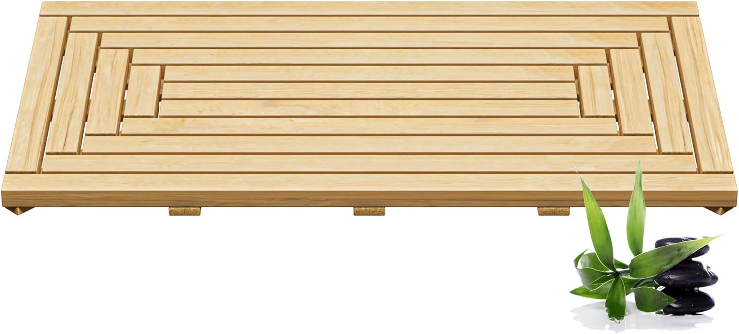 Bamboo Bath Mat Pack of 2 C21472