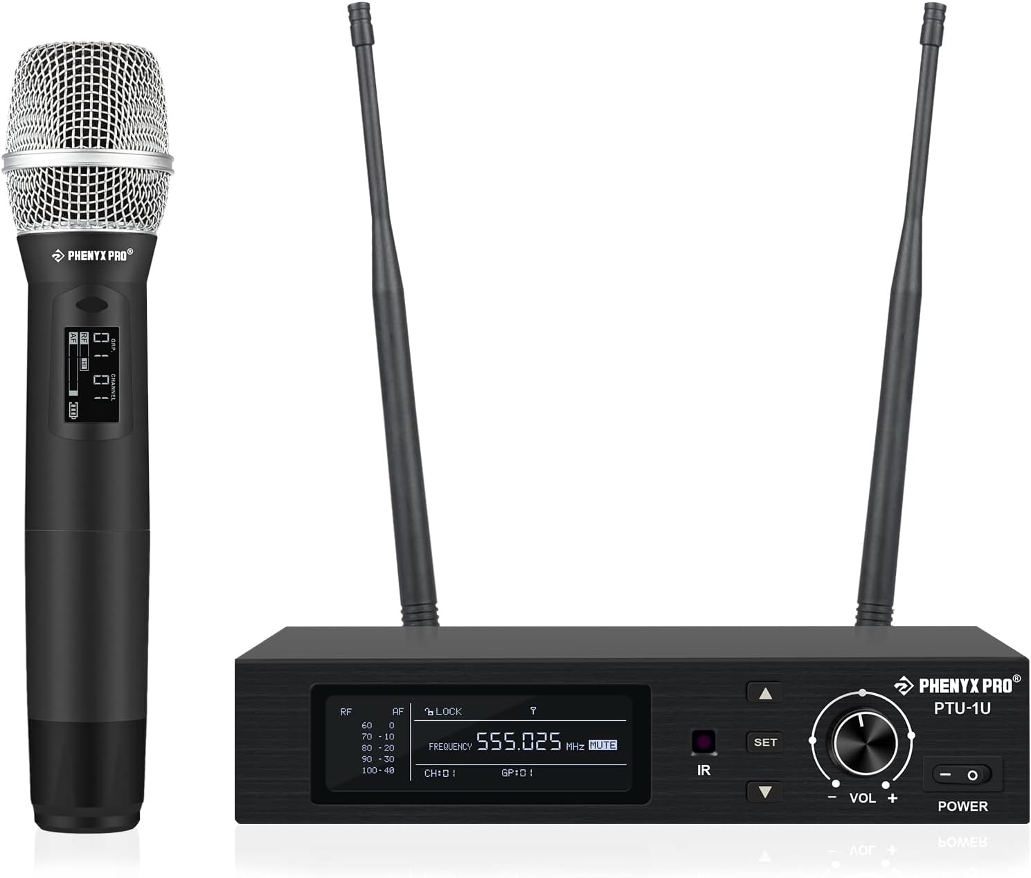 True Diversity Wireless Microphone System with 1000 Channels P895625