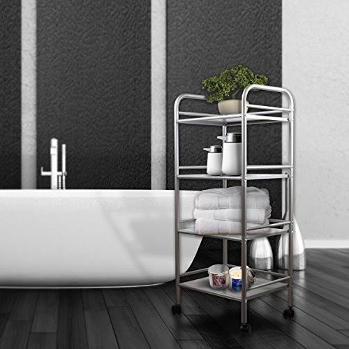 4 Tier Steel Rolling Storage Cart O275544