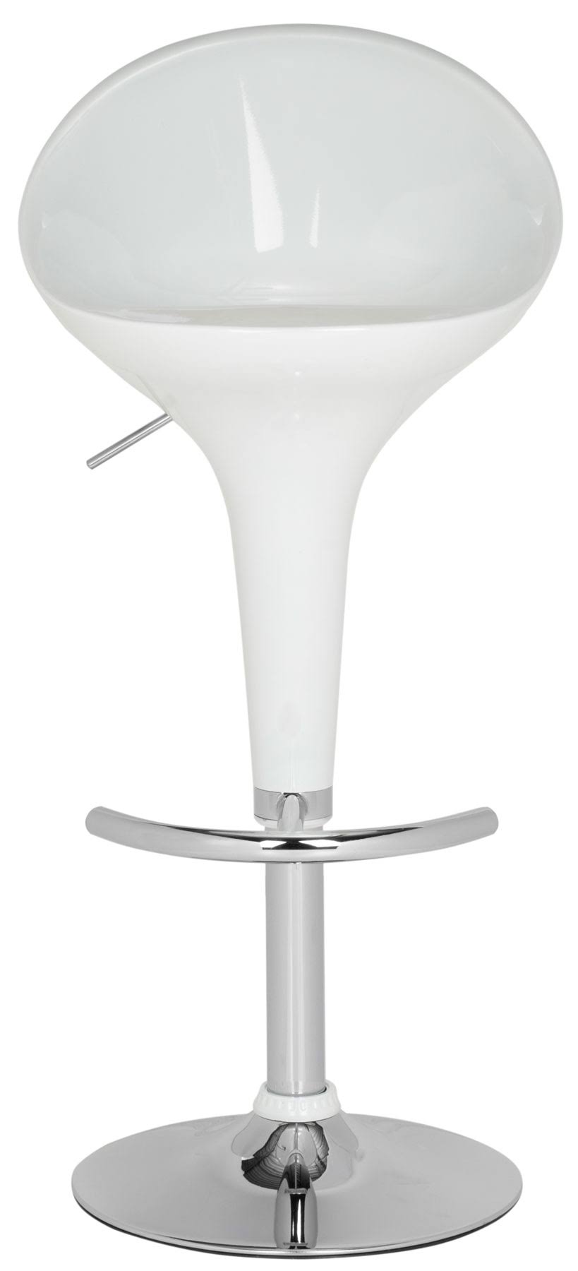White Swivel Bar Stool J324743