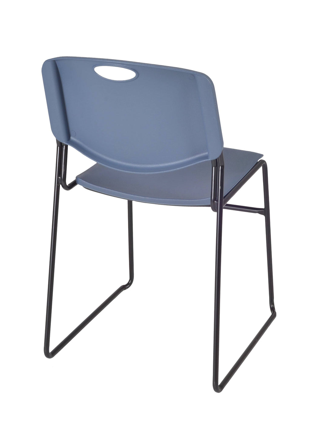42x22 Round Breakroom Table with 4 Stack Chairs U17708