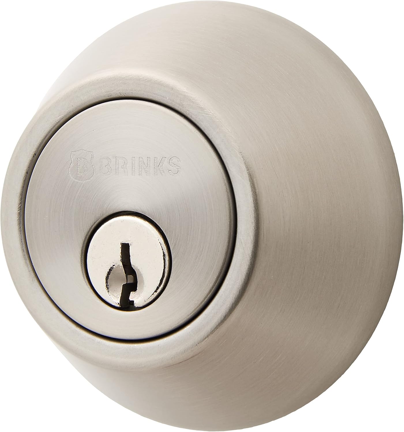 Satin Nickel Keyed Entry Door Knob and Deadbolt Set, Pack of 2 Q957