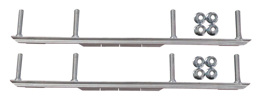 Yellow Snowmobile Skis with 9" Shaper Bars Complete Kit M3953